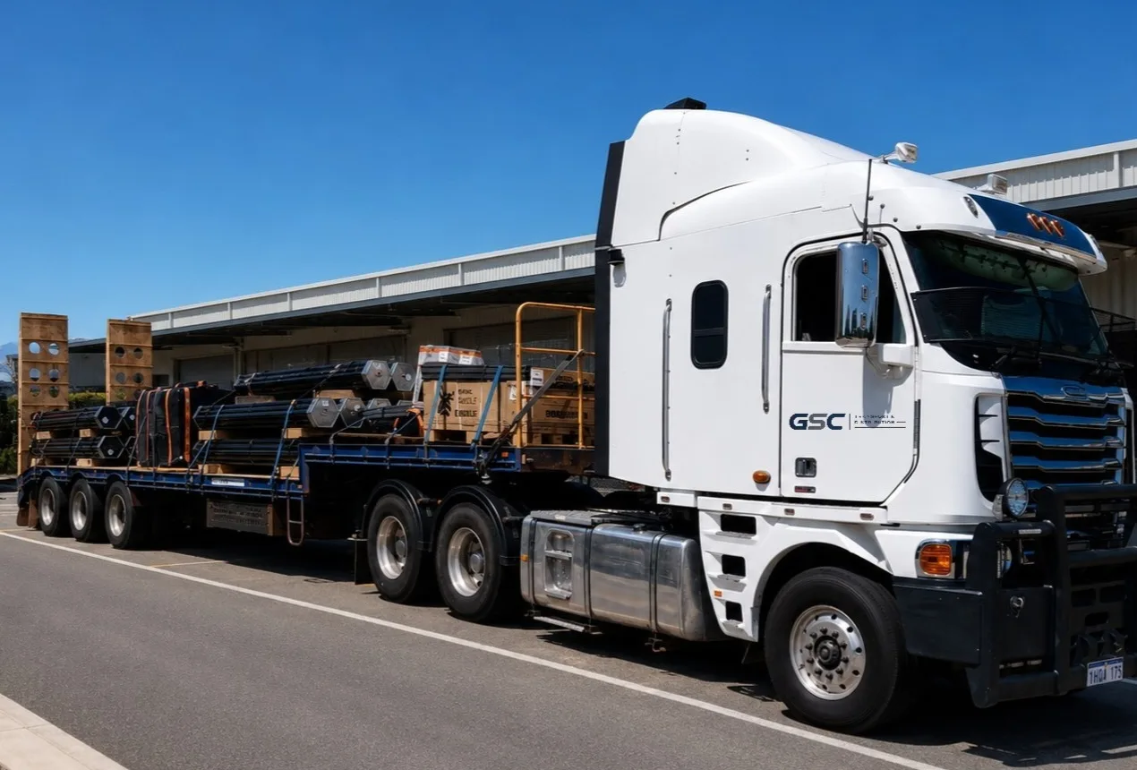 GSC delivery truck on the road